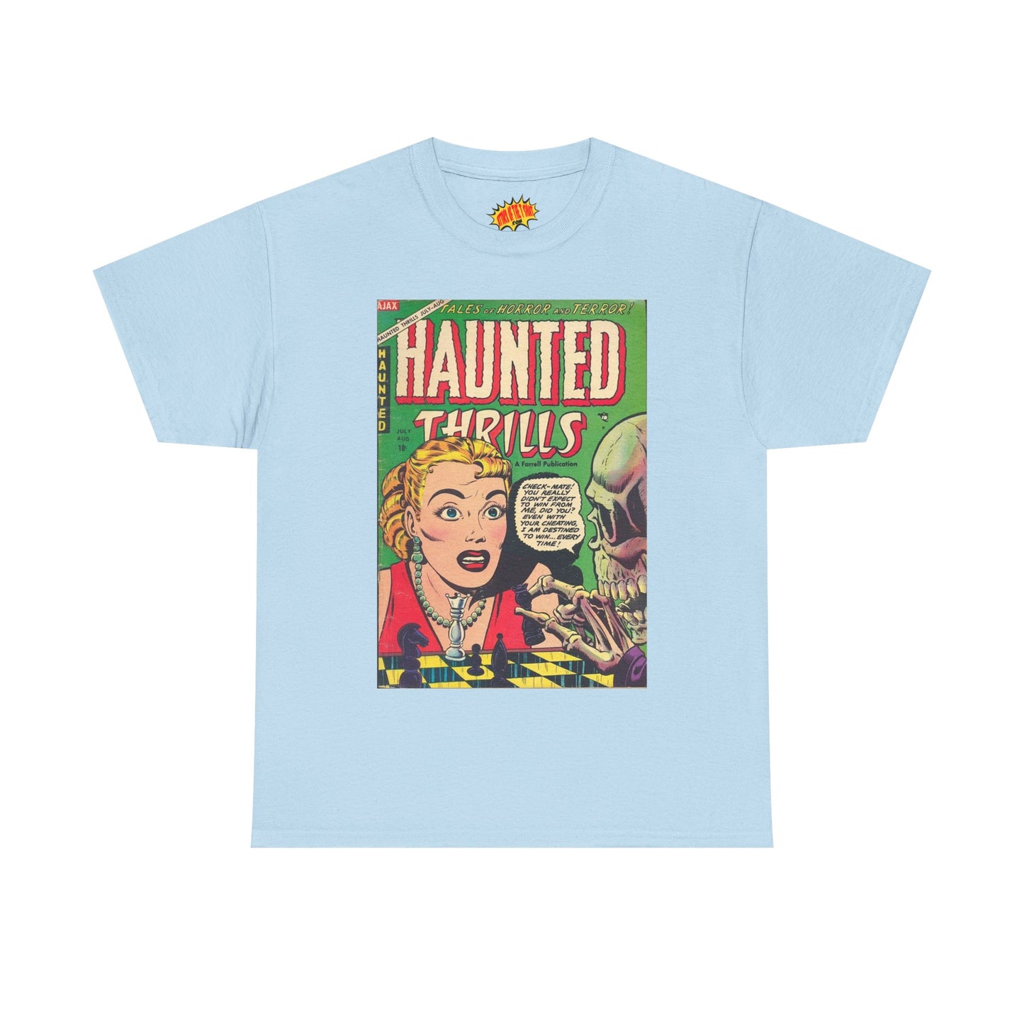 Haunted Thrills July - August Comic Tee Shirt *Multiple Colors*
