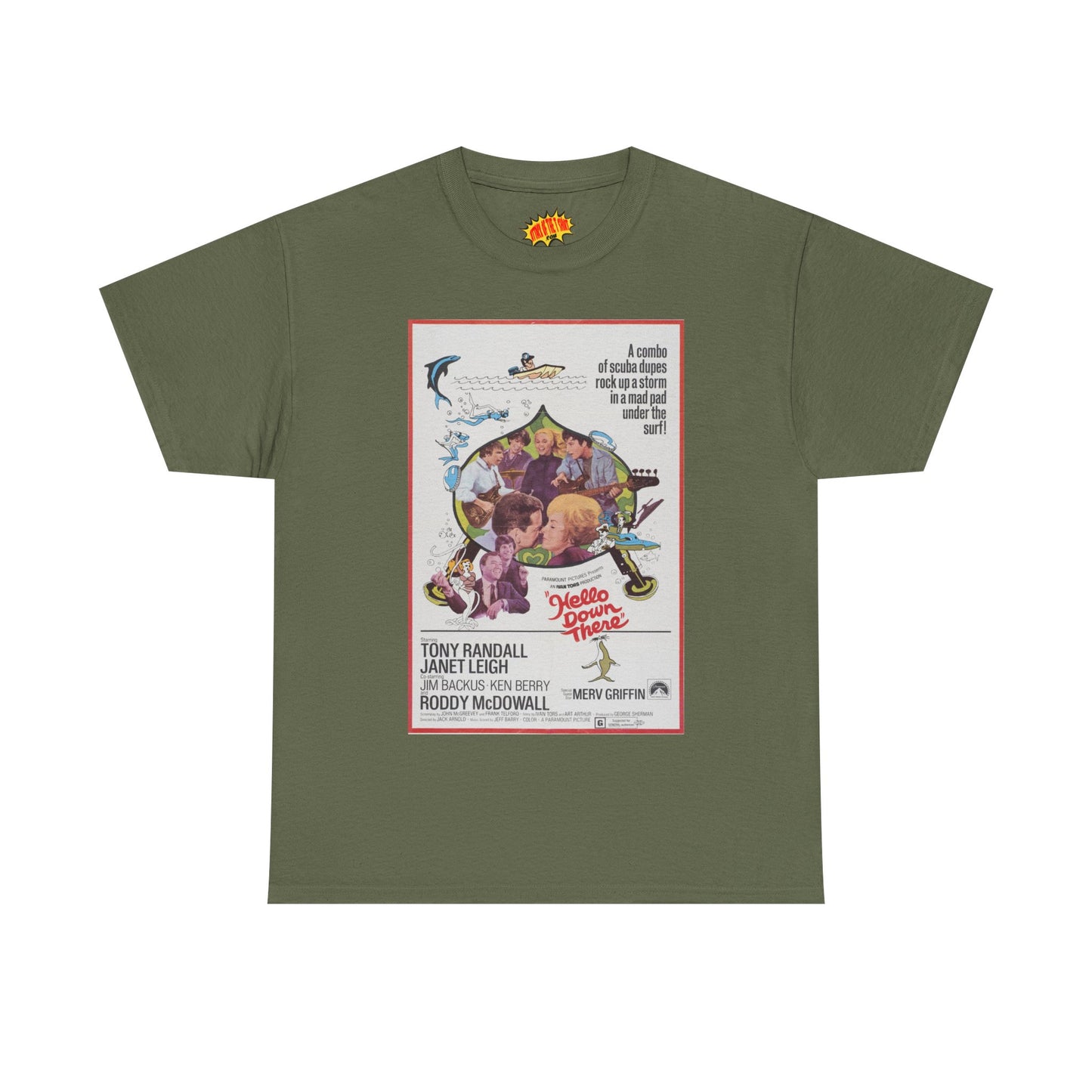Hello Down There Movie Poster T-Shirt *Multiple Colors*