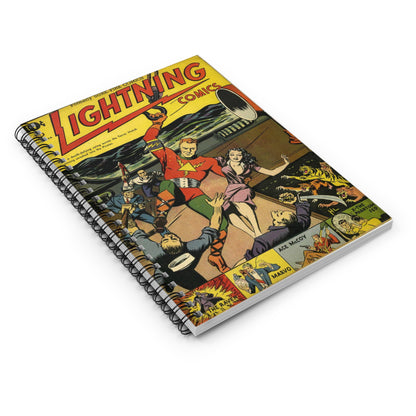 Lightning Comics December Spiral Notebook
