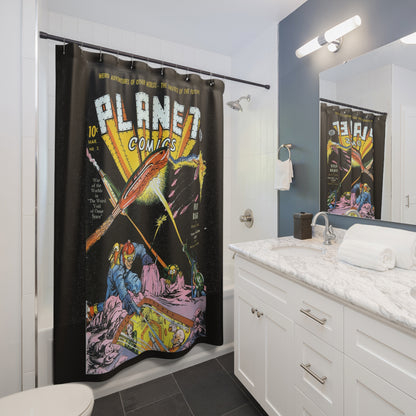 Planet Comics #3 Shower Curtain