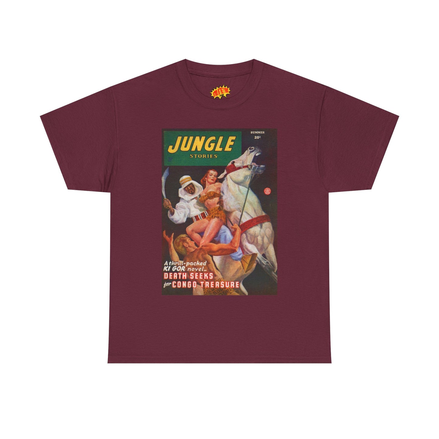 Jungle Stories Summer Comic Tee Shirt *Multiple Colors*
