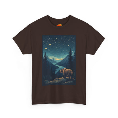 Grizzly Bear Night Scene T-Shirt