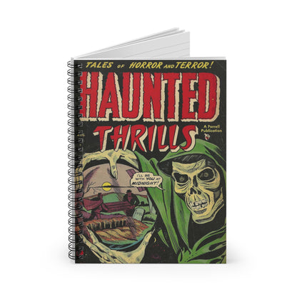 Haunted Thrills August Comic Cover Notebook