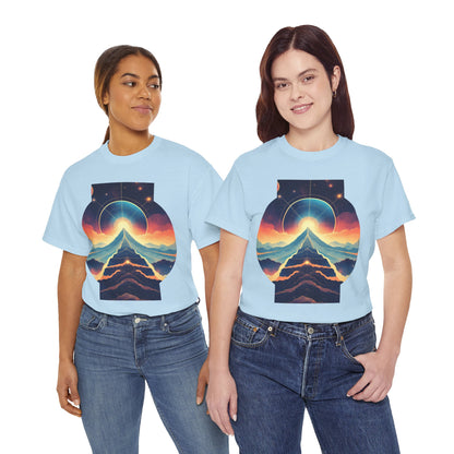 Cosmic Stairway Galaxy Graphic Art Tee Shirt