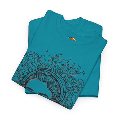 Line Drawing Portrait Graphic Music Art Tee Shirt