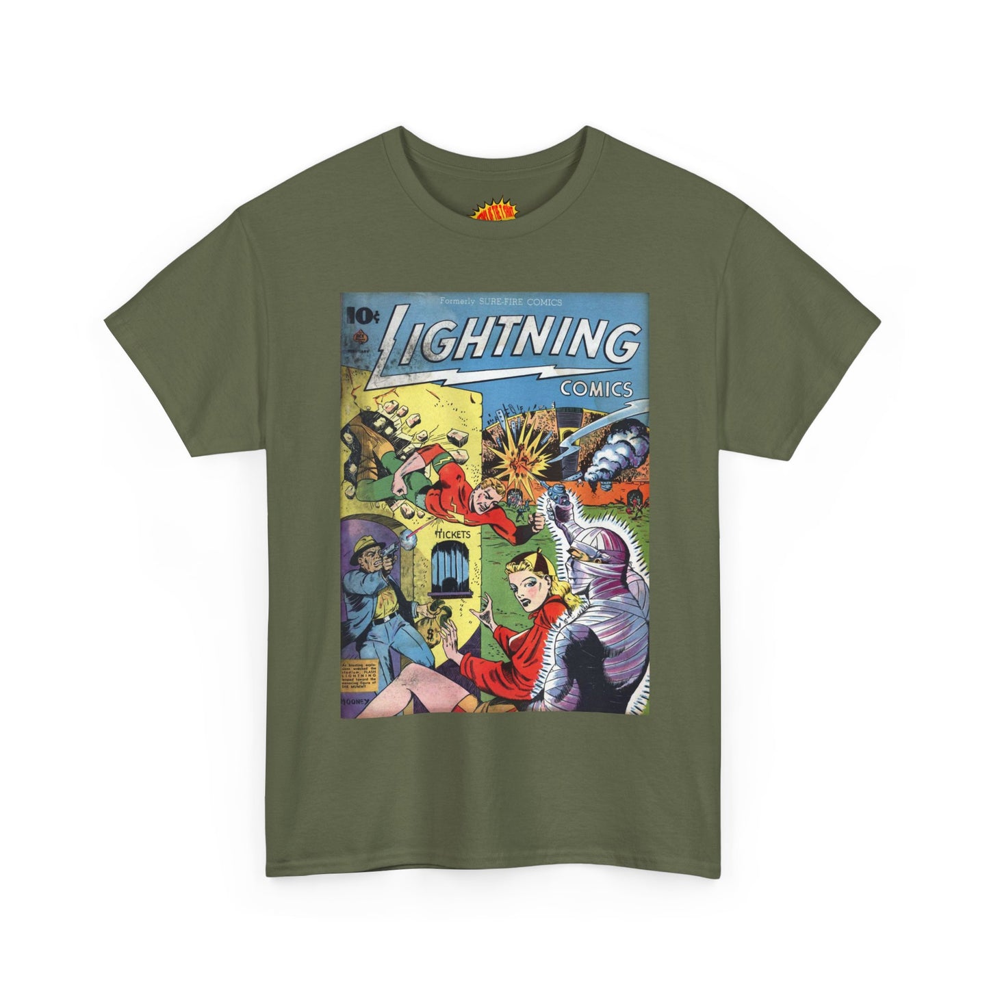 Lightning Comics February Comic Tee Shirt *Multiple Colors*