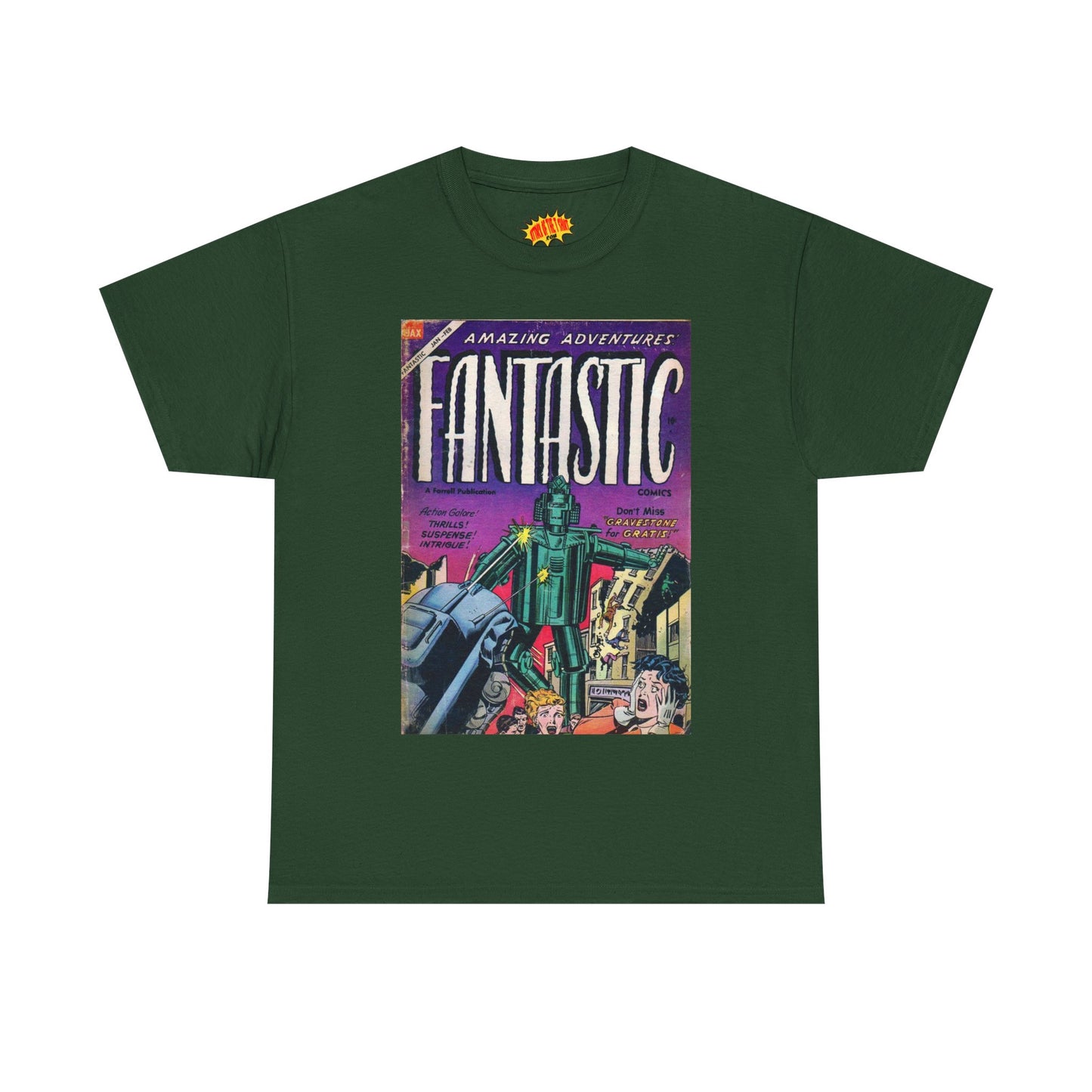 Fantastic January - February Comic Tee Shirt *Multiple Colors*
