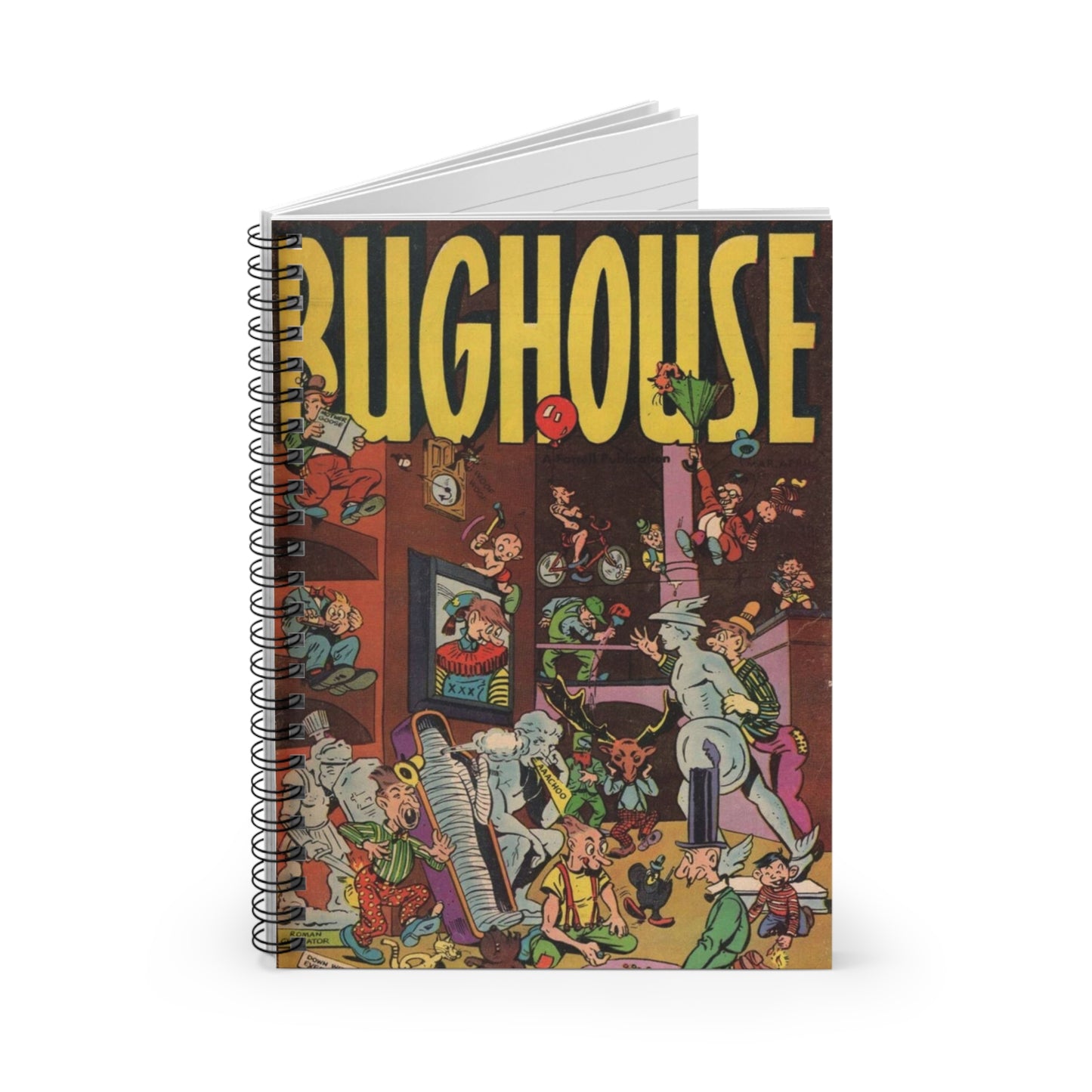 Bughouse March - April Comic Book Cover Notebook