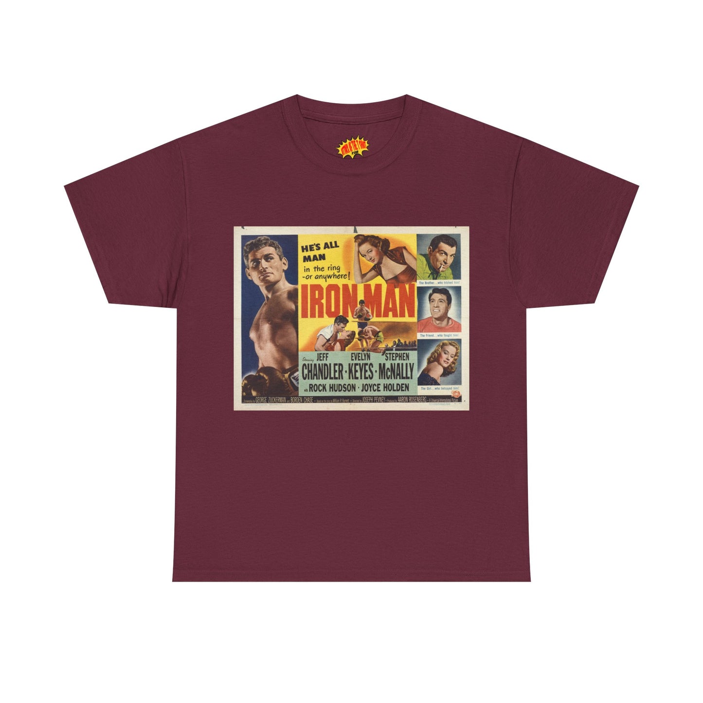 The Iron Man Movie Poster T-Shirt *Multiple Colors*