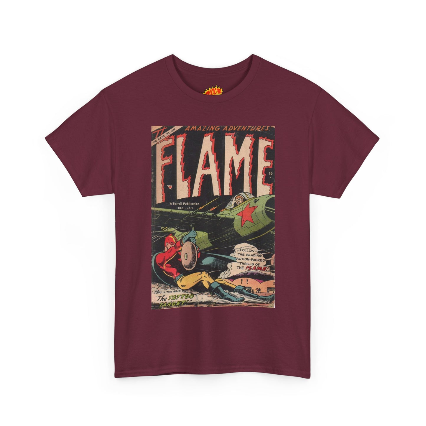 The Flame December - January Comic Tee Shirt *Multiple Colors*