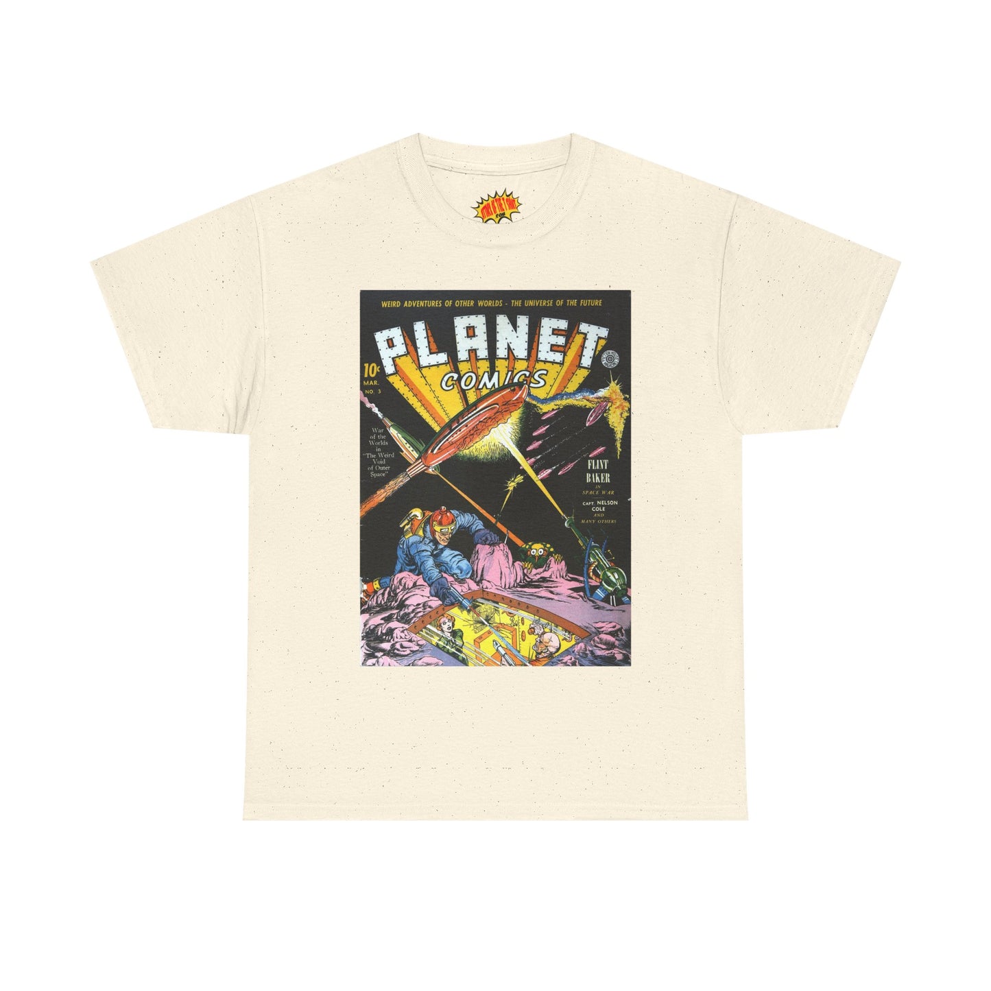 Planet Comics #3 - Heavy Cotton Tee *Light Colors*