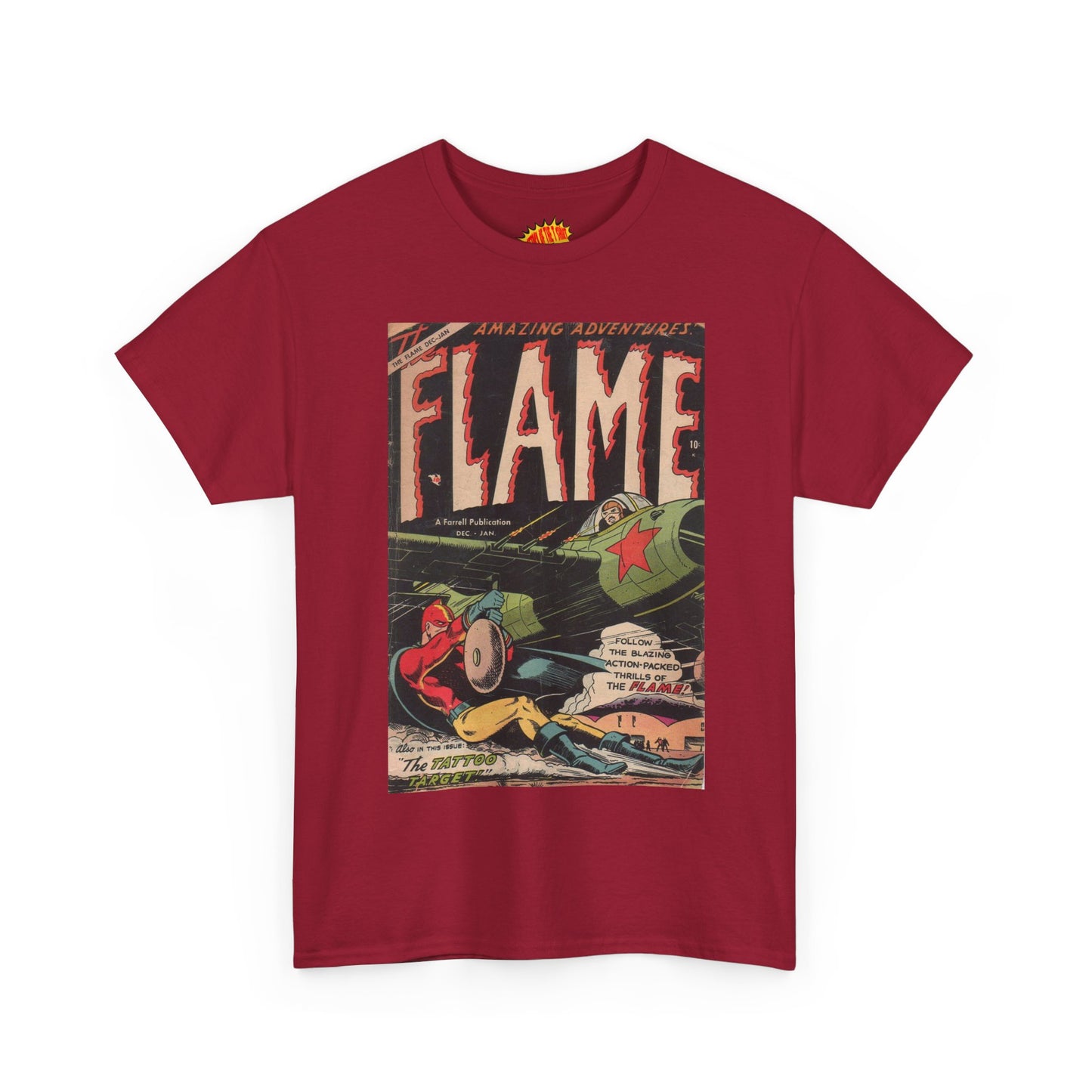 The Flame December - January Comic Tee Shirt *Multiple Colors*
