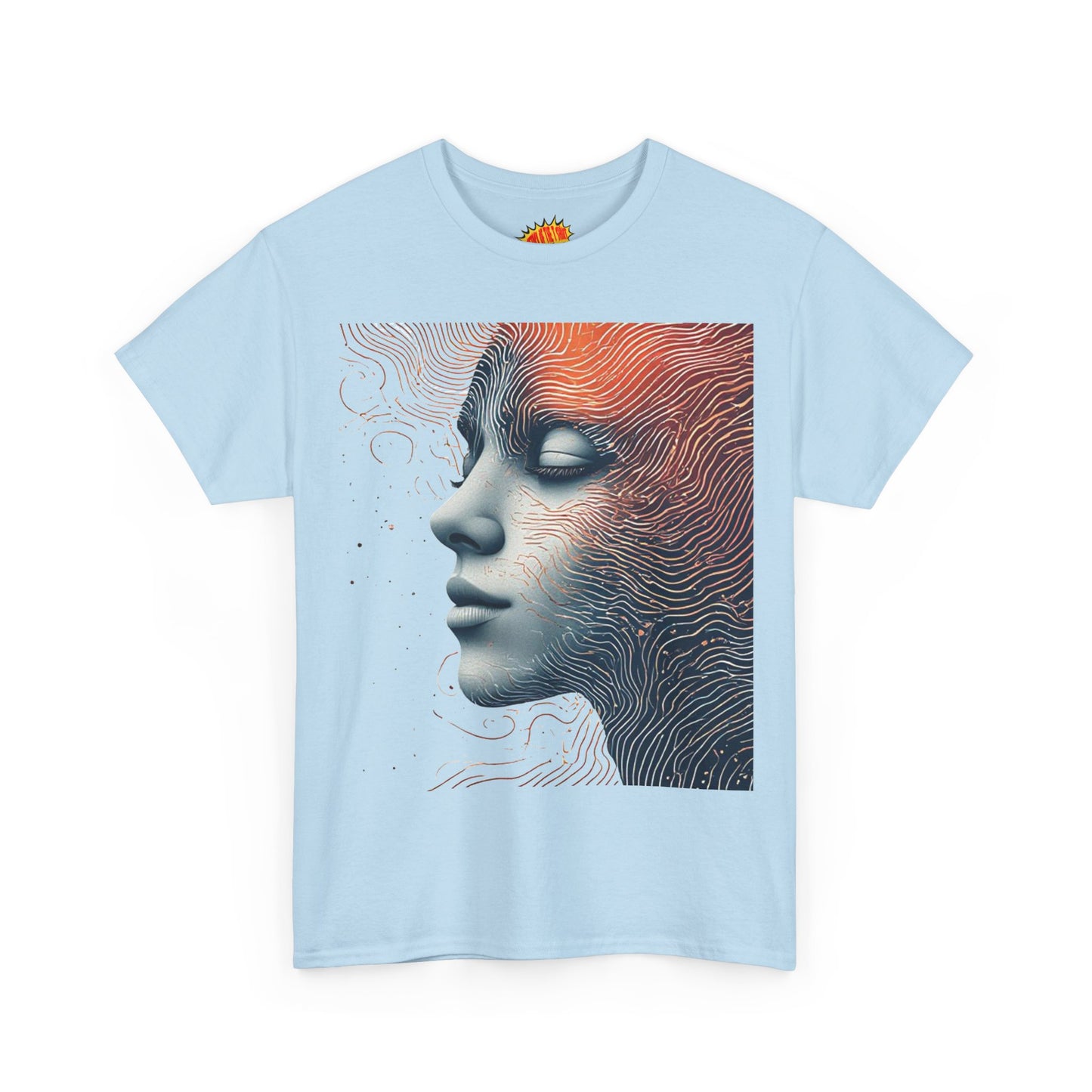 Graphic Art Face Tee Shirt *Multiple Colors*
