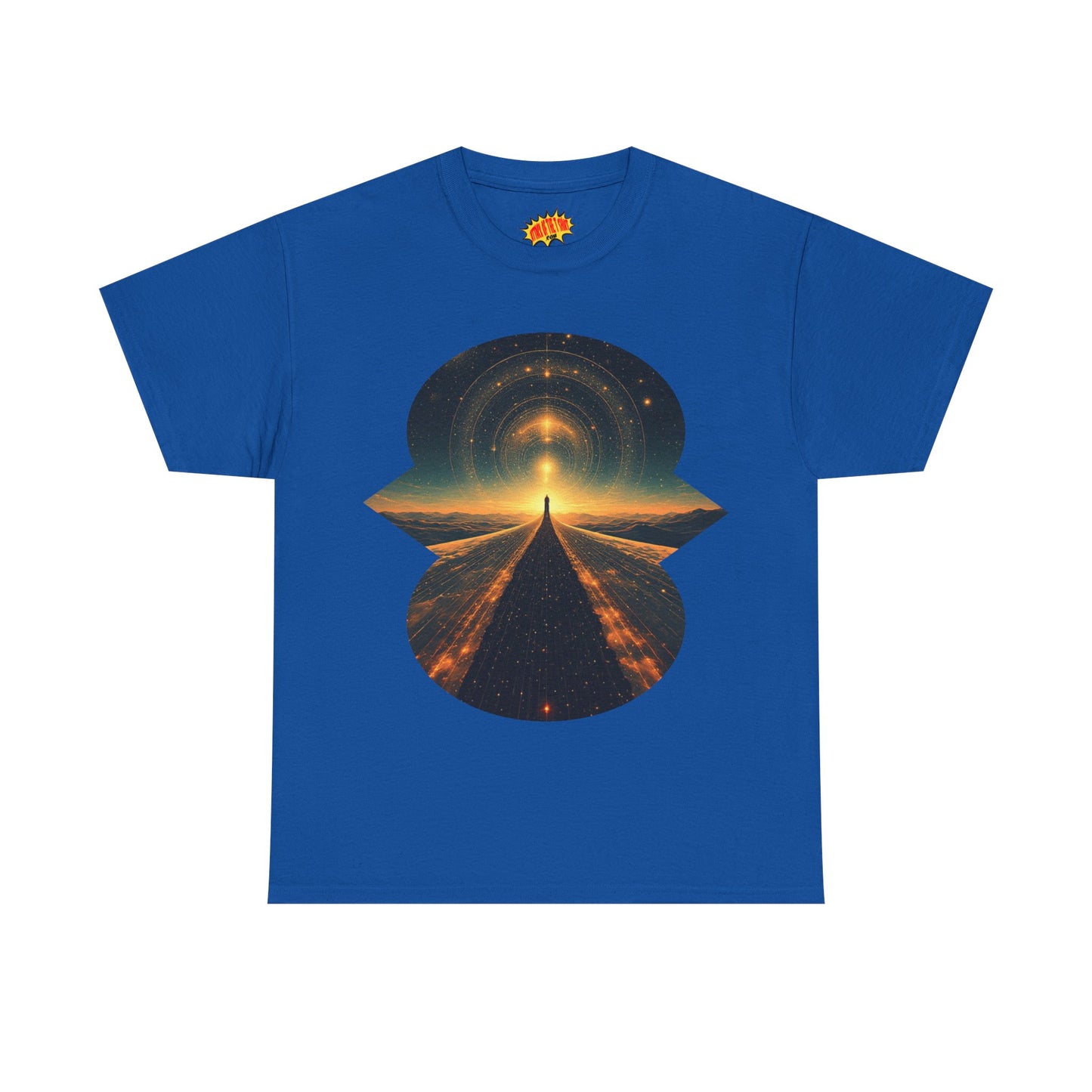 Cosmic Path Space Graphic Art Tee Shirt *Multiple Colors*