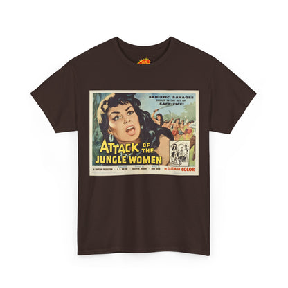 Attack of the Jungle Women Movie Poster T-Shirt