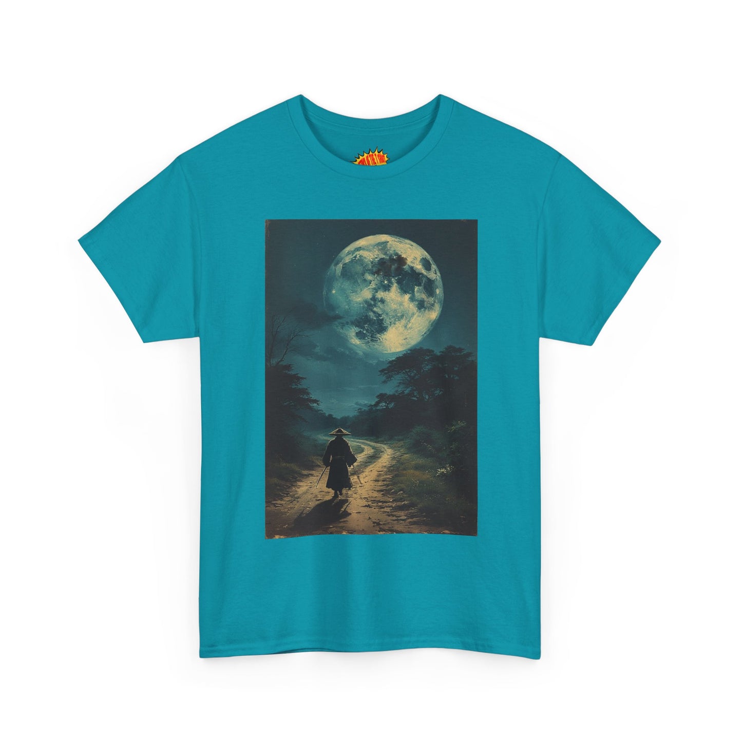 Walking Samurai w/Full Moon T-Shirt *Multiple Colors*