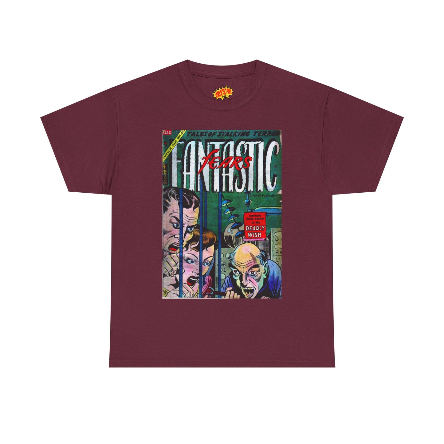 Fantastic Fears September - October Comic Tee Shirt *Multiple Colors*