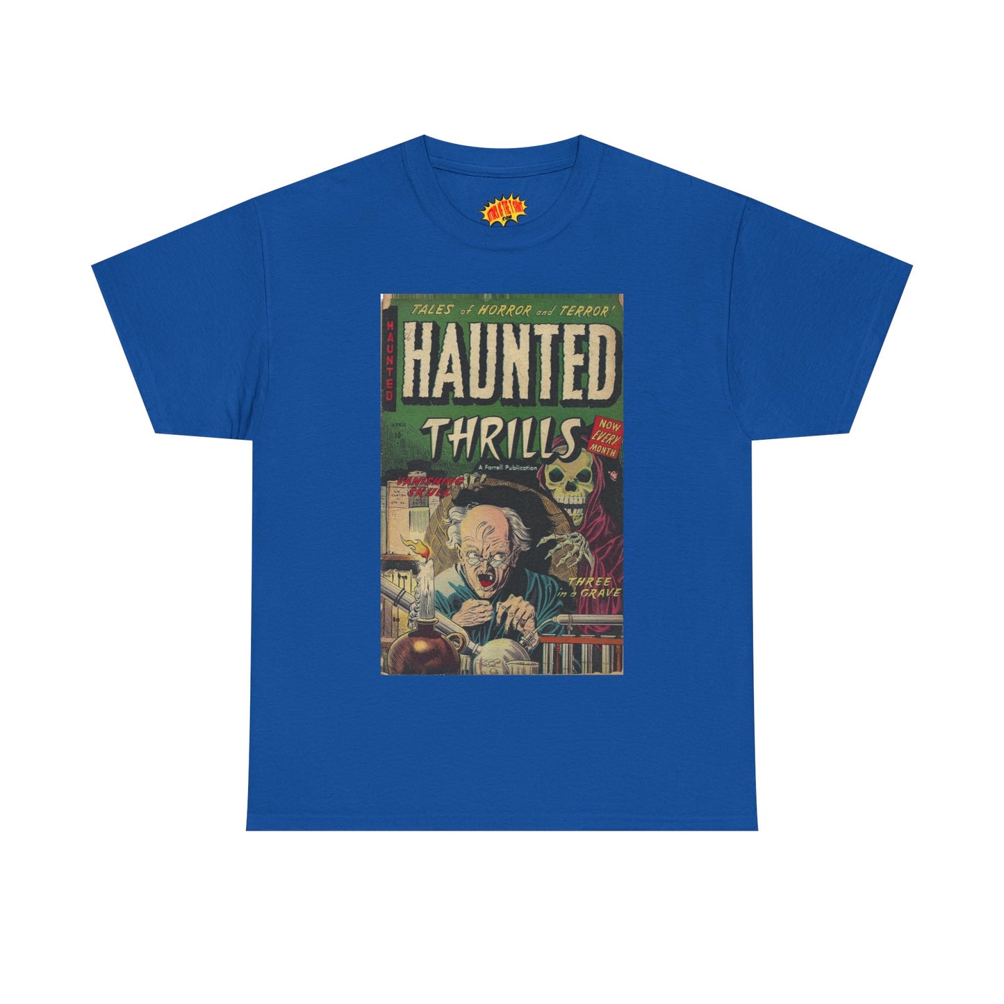 Haunted Thrills April Comic Tee Shirt *Multiple Colors*