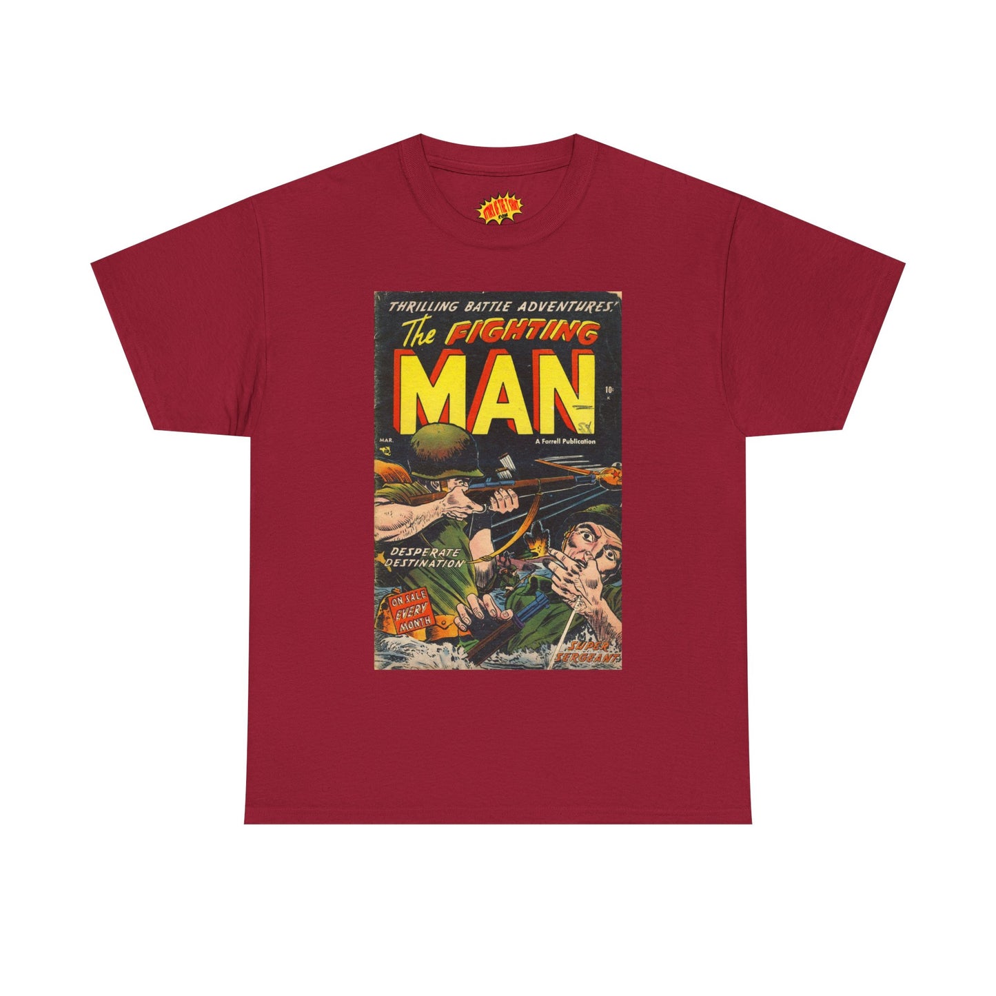 The Fighting Man March Comic Tee Shirt *Multiple Colors*