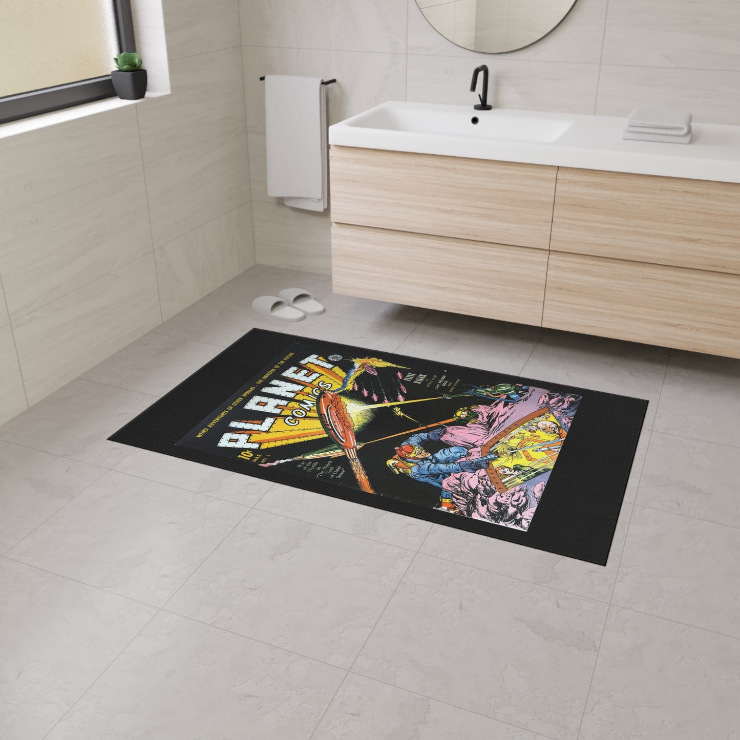 Planet Comics #3 Heavy Duty Floor Mat