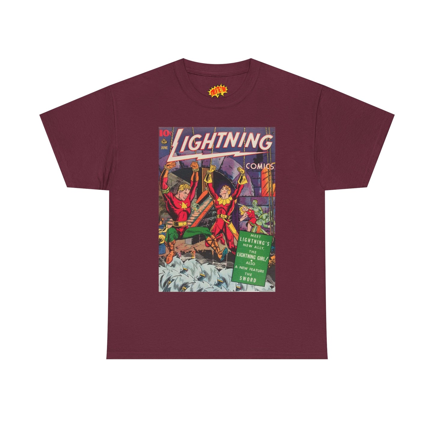 Lightning Comics June Comic Tee Shirt *Multiple Colors*