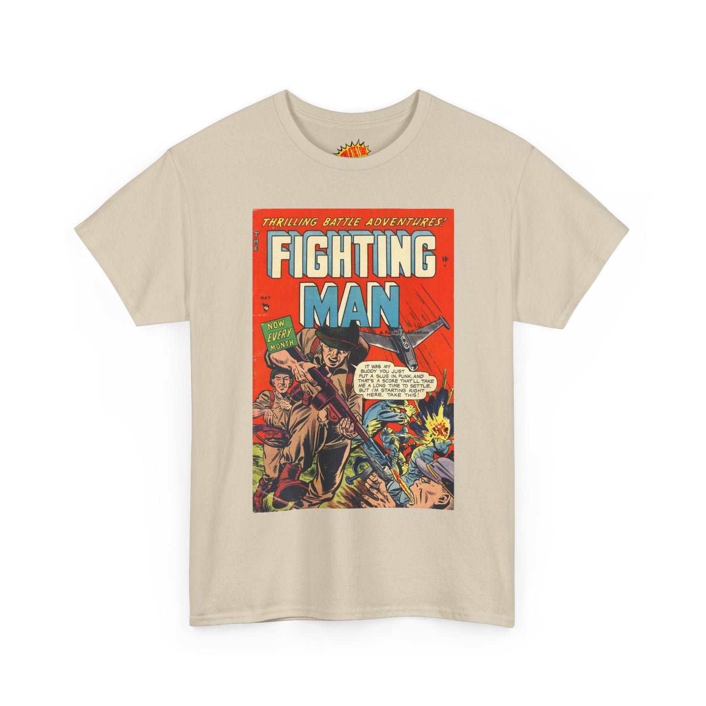 The Fighting Man May Comic Tee Shirt *Multiple Colors*