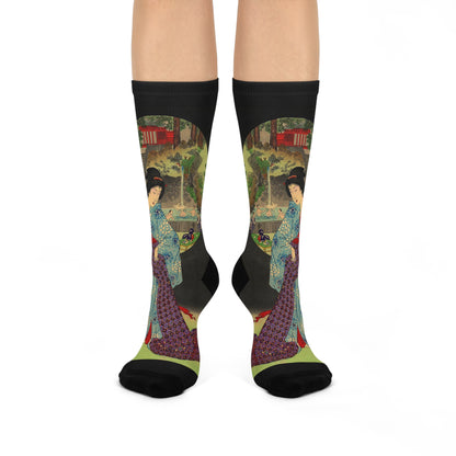 Oji Waterfall Cushioned Socks