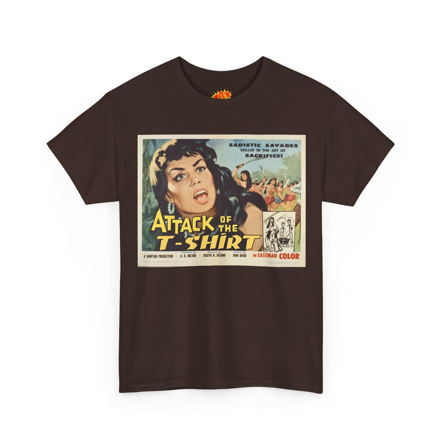 Attack of the T-Shirt Movie Poster T-Shirt