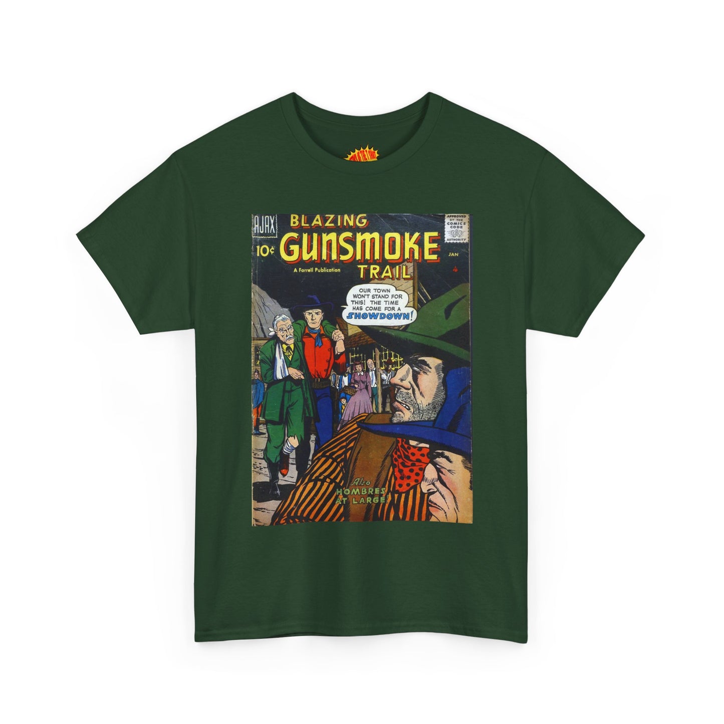 Gunsmoke Trail January Comic Tee Shirt *Multiple Colors*