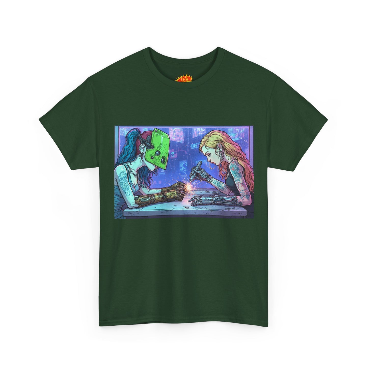 Robot Hands Manicure Cyberpunk T-Shirt *Multiple Colors*
