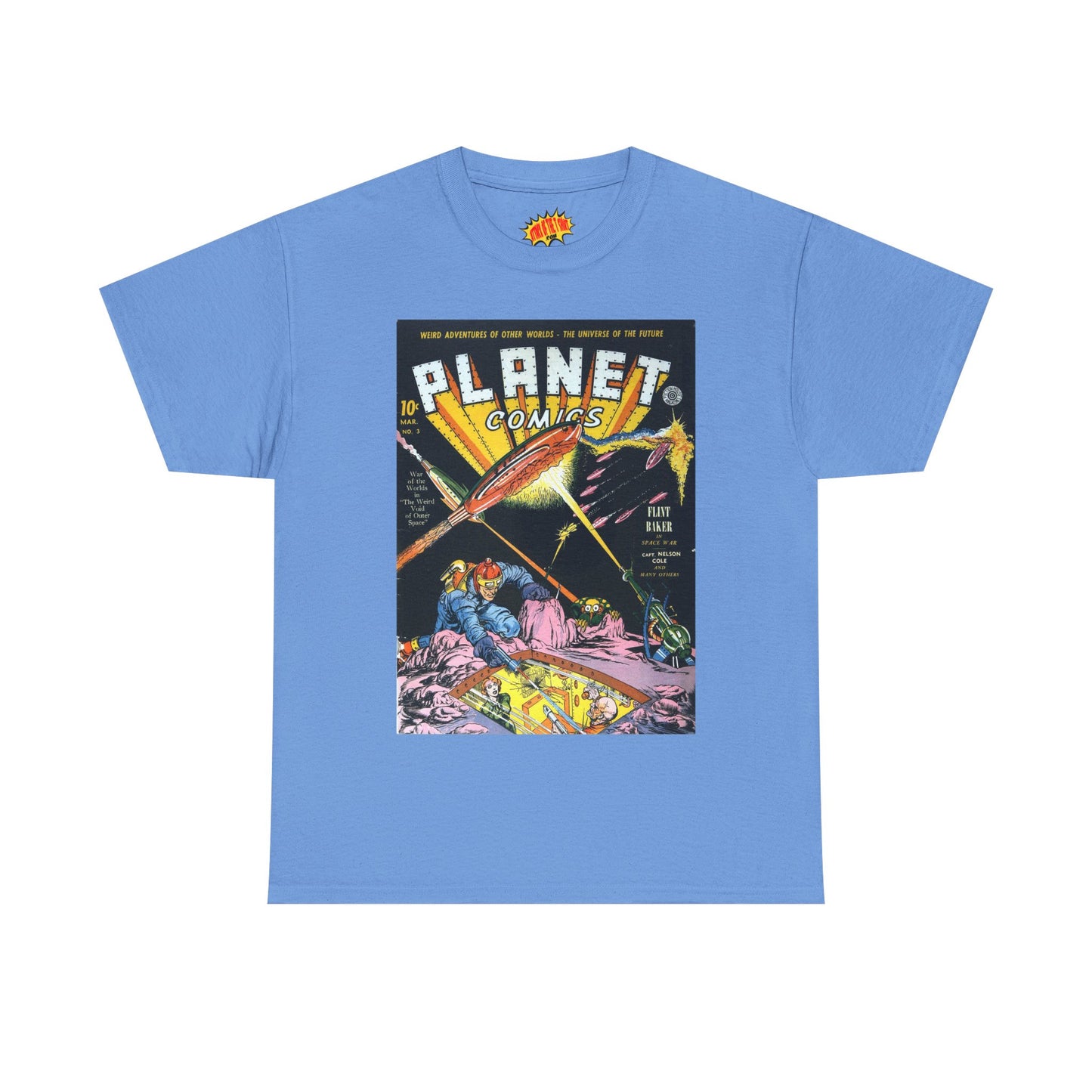 Planet Comics #3 - Heavy Cotton Tee *Light Colors*
