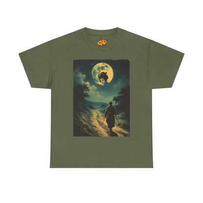 Travelling Samurai w/Moon Geisha Woman T-Shirt