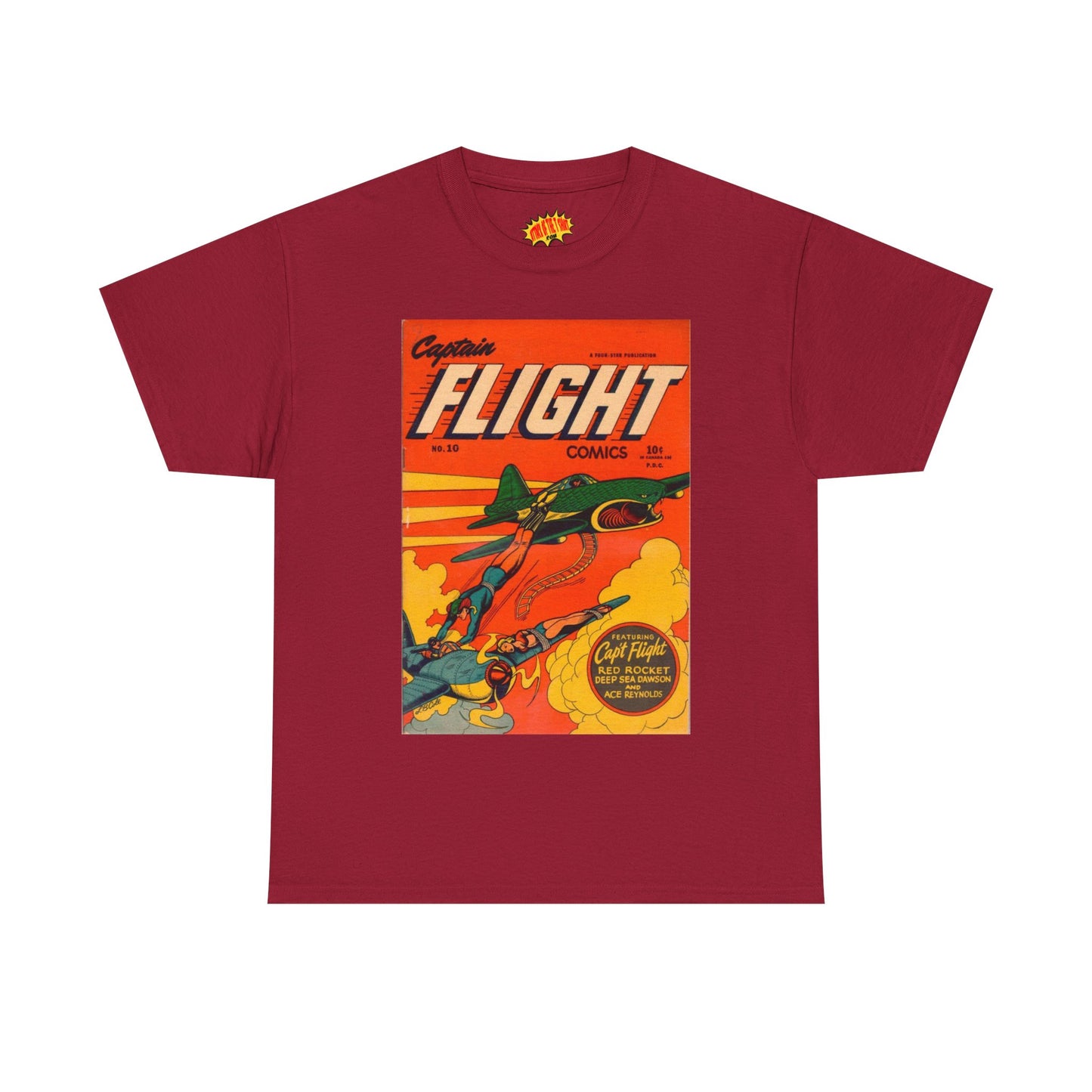 Captain Flight No. 10 Comic Tee Shirt *Multiple Colors*