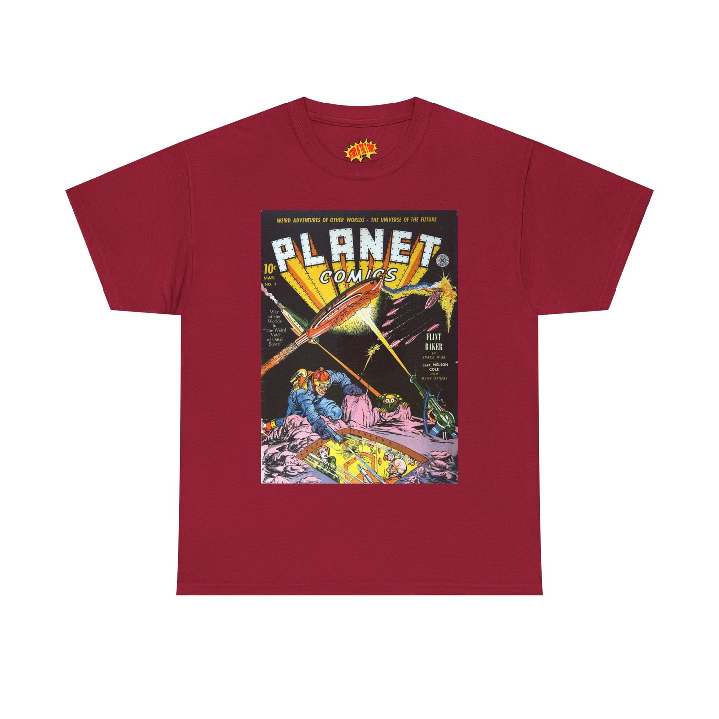 Planet Comics #3 - Heavy Cotton Tee *Dark Colors*