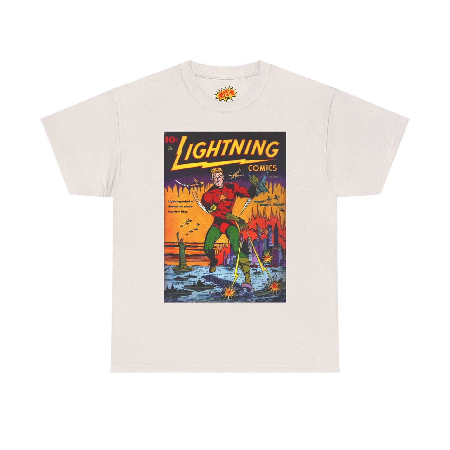 Lightning Comics August Comic Tee Shirt *Multiple Colors*