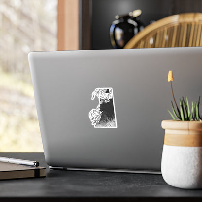 Inaba Mountain Moon Japanese Art Durable Vinyl Decal Sticker
