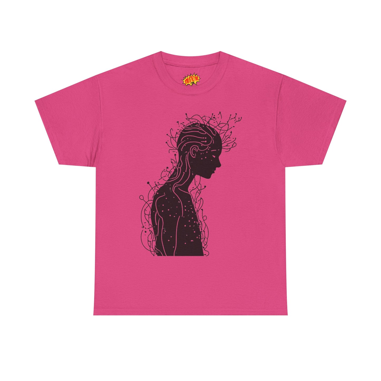 Human Silhouette Line Drawing Graphic Art Tee Shirt *Multiple Colors*