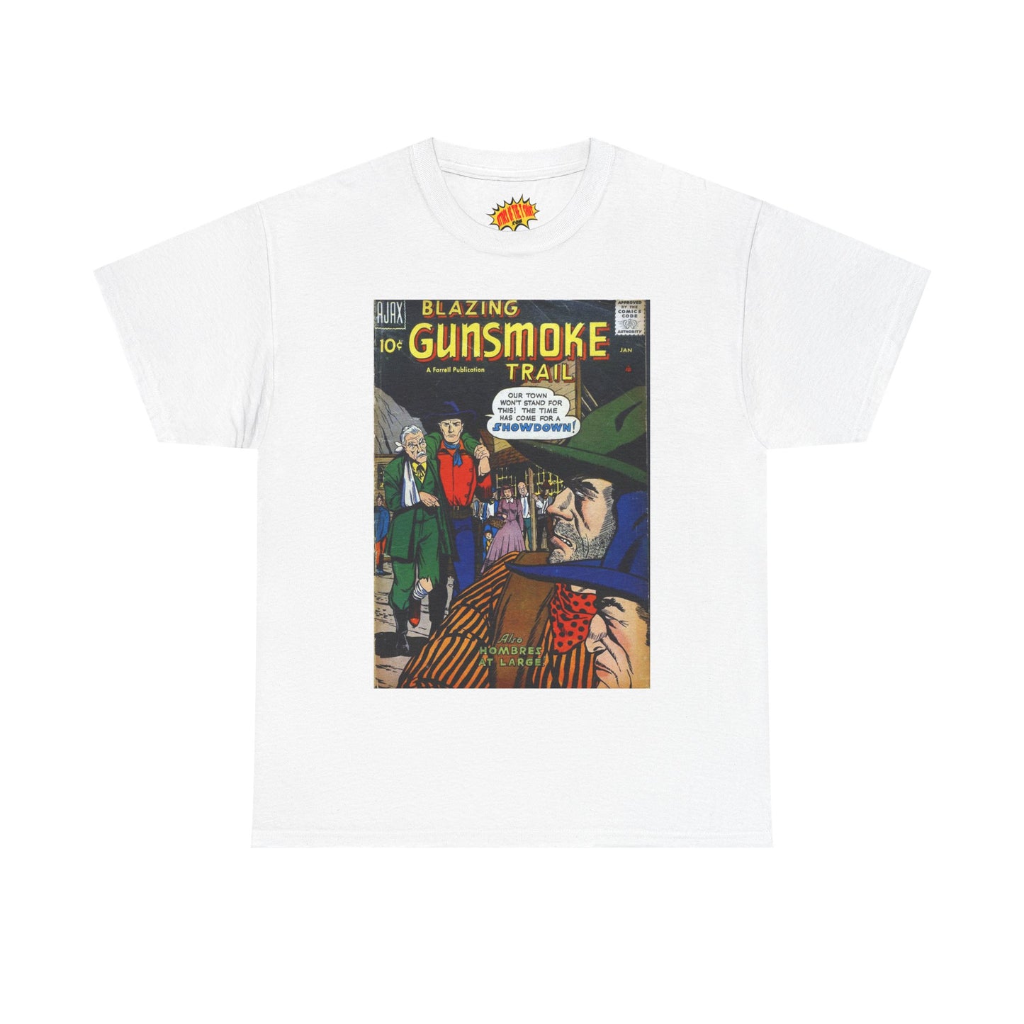 Gunsmoke Trail January Comic Tee Shirt *Multiple Colors*