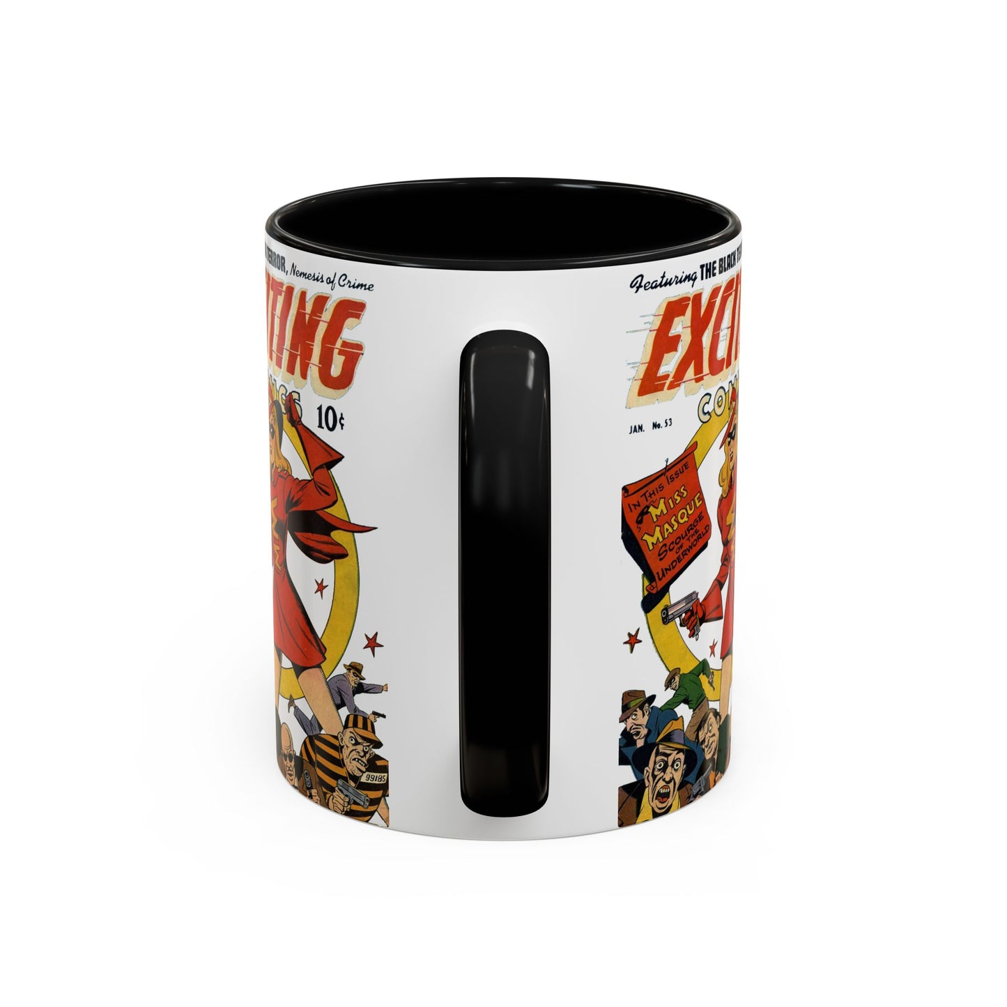 Exciting Comics #53 feat. Miss Masque Coffee Mug, - 11oz