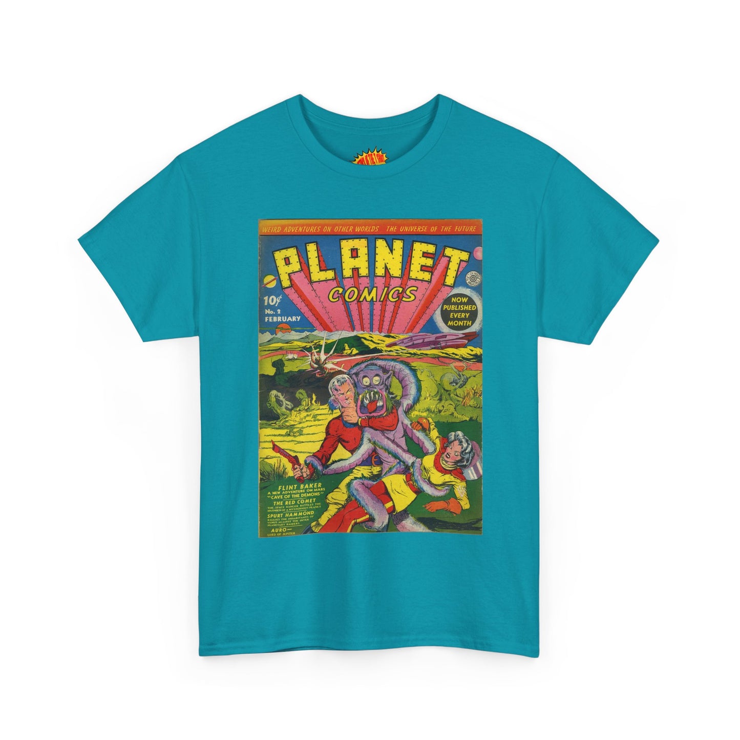 Planet Comics #2 - Heavy Cotton Tee *Light Colors*