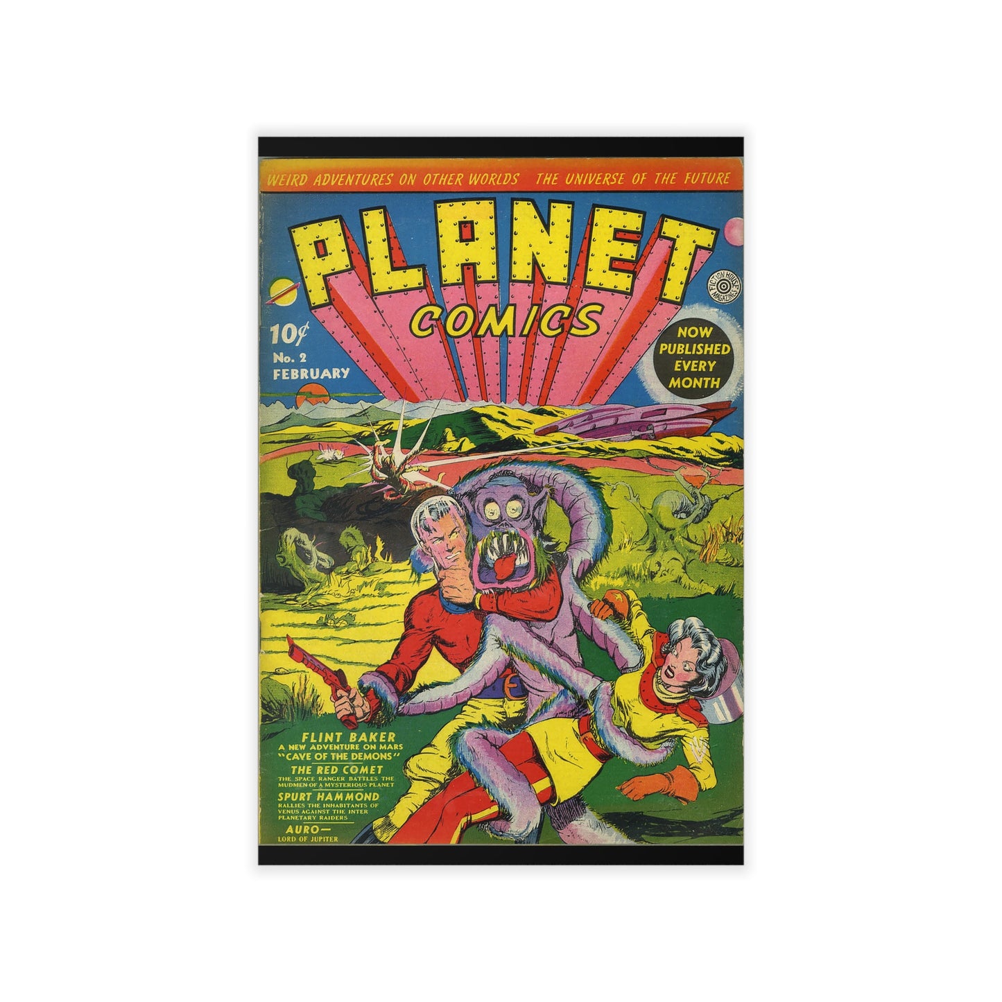 Planet Comics #2 Wall Decals *Multiple Sizes Available*