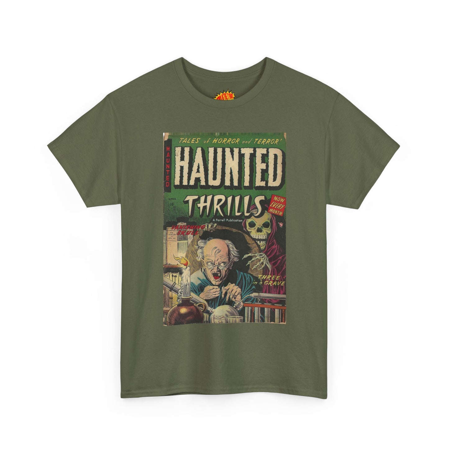 Haunted Thrills April Comic Tee Shirt *Multiple Colors*