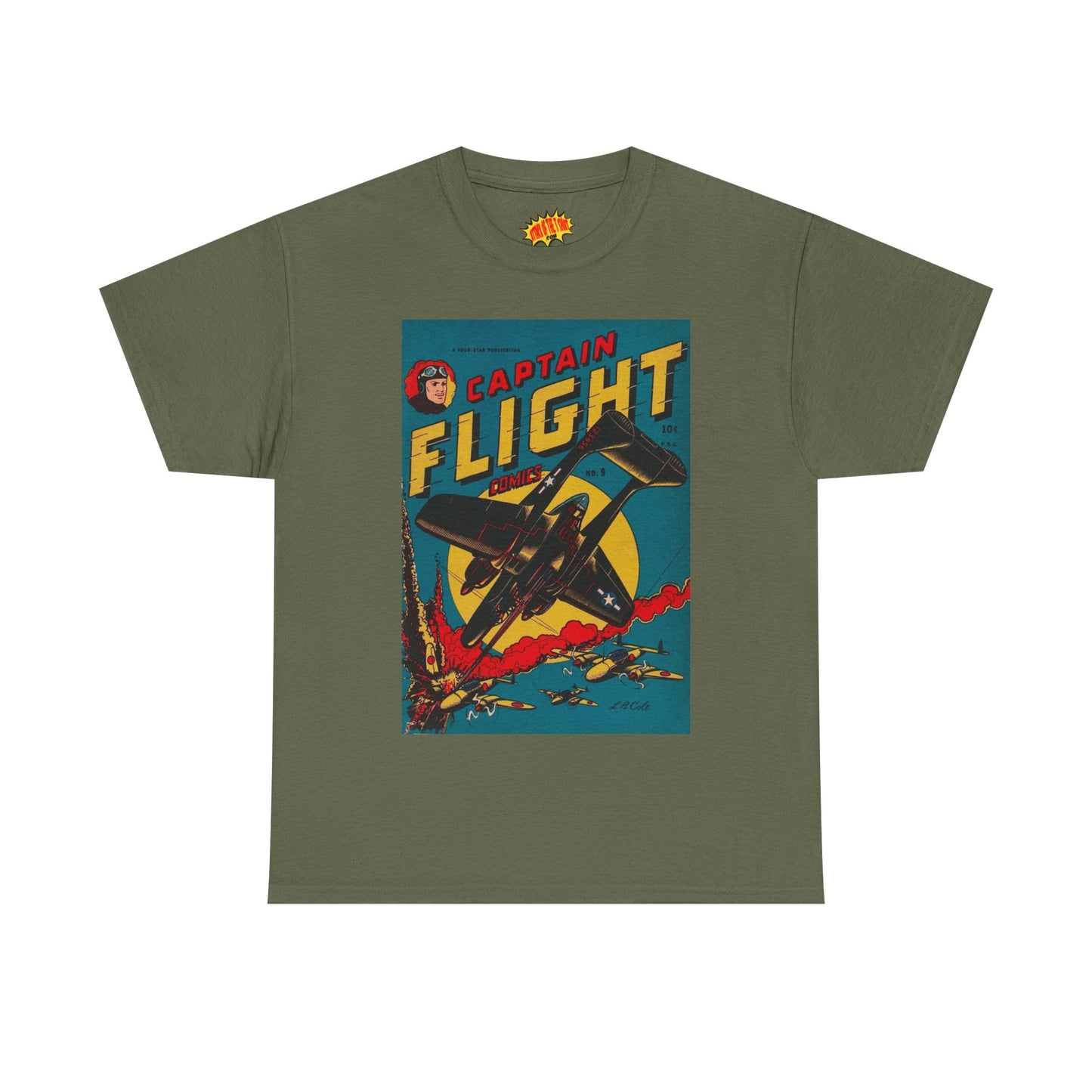 Captain Flight No. 9 Comic Tee Shirt *Multiple Colors*
