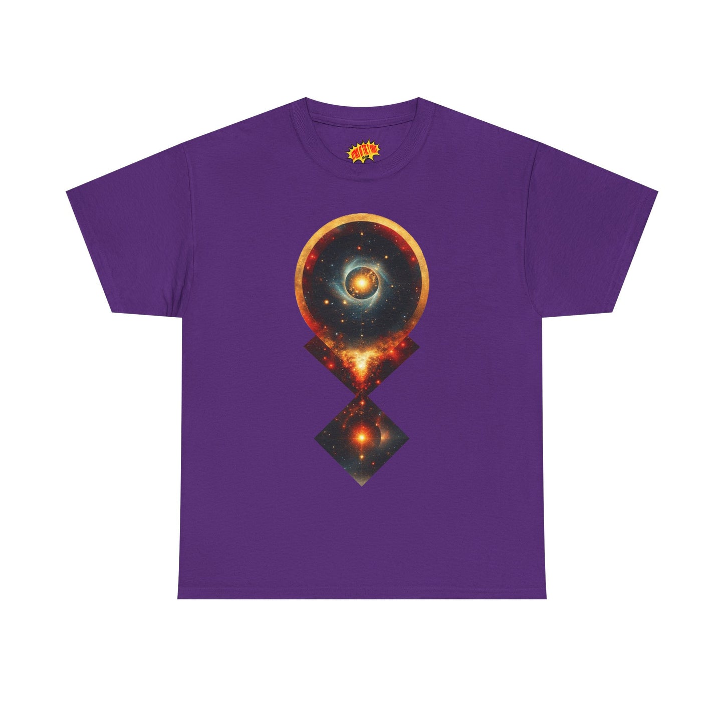Geometric Space Nebula Graphic Art Tee Shirt *Multiple Colors*