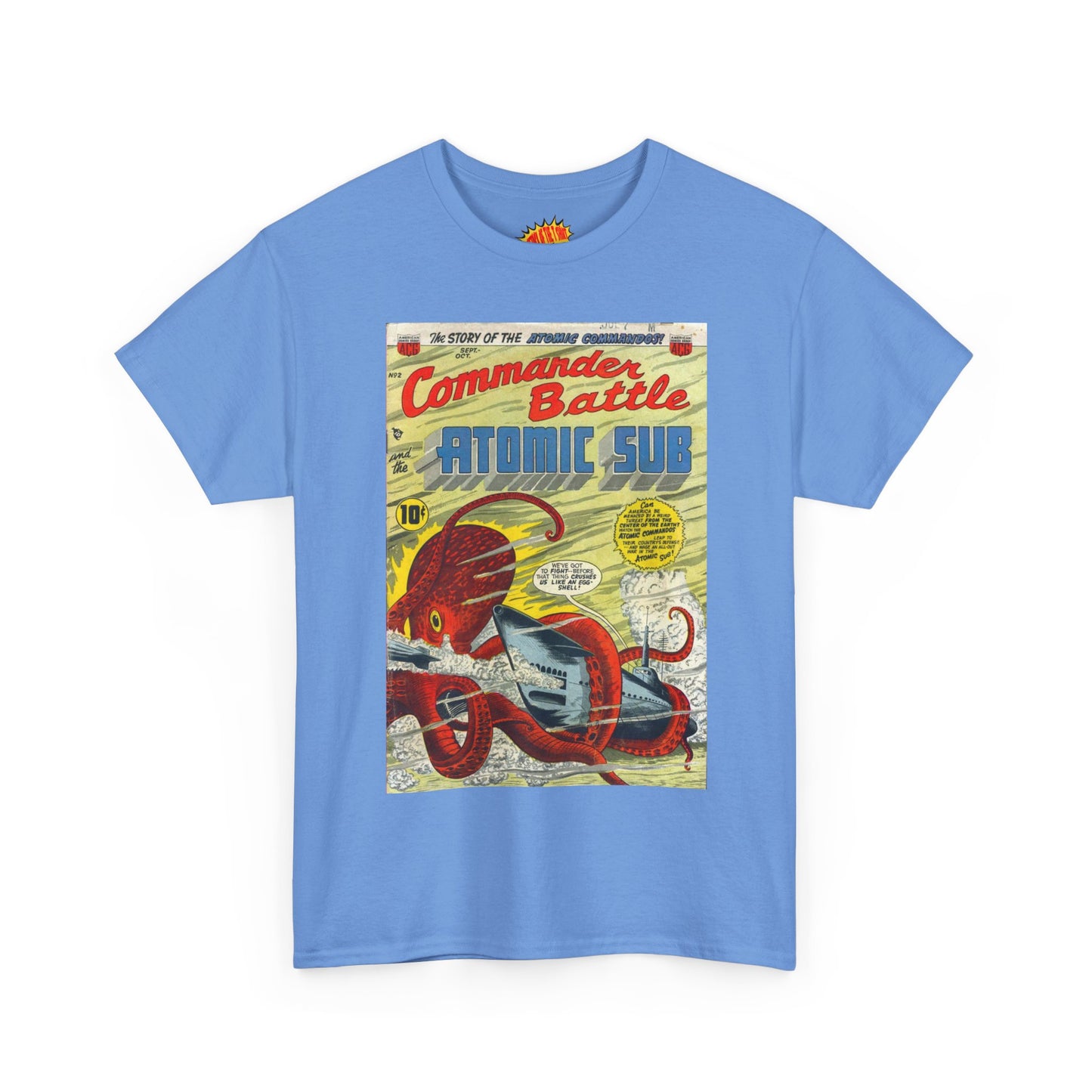 Commander Battle Atomic Sub No. 2 Comic Tee Shirt *Multiple Colors*