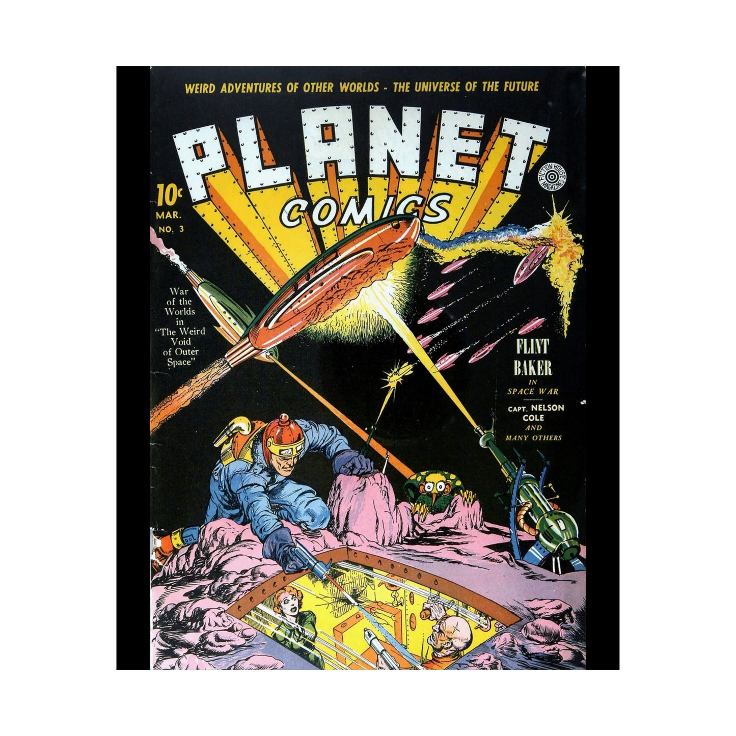 Planet Comics #3 Matte Vertical Posters