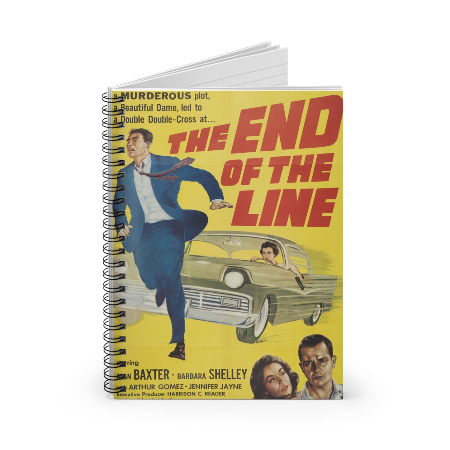 The End of the Line - Vintage Movie Poster Notebook