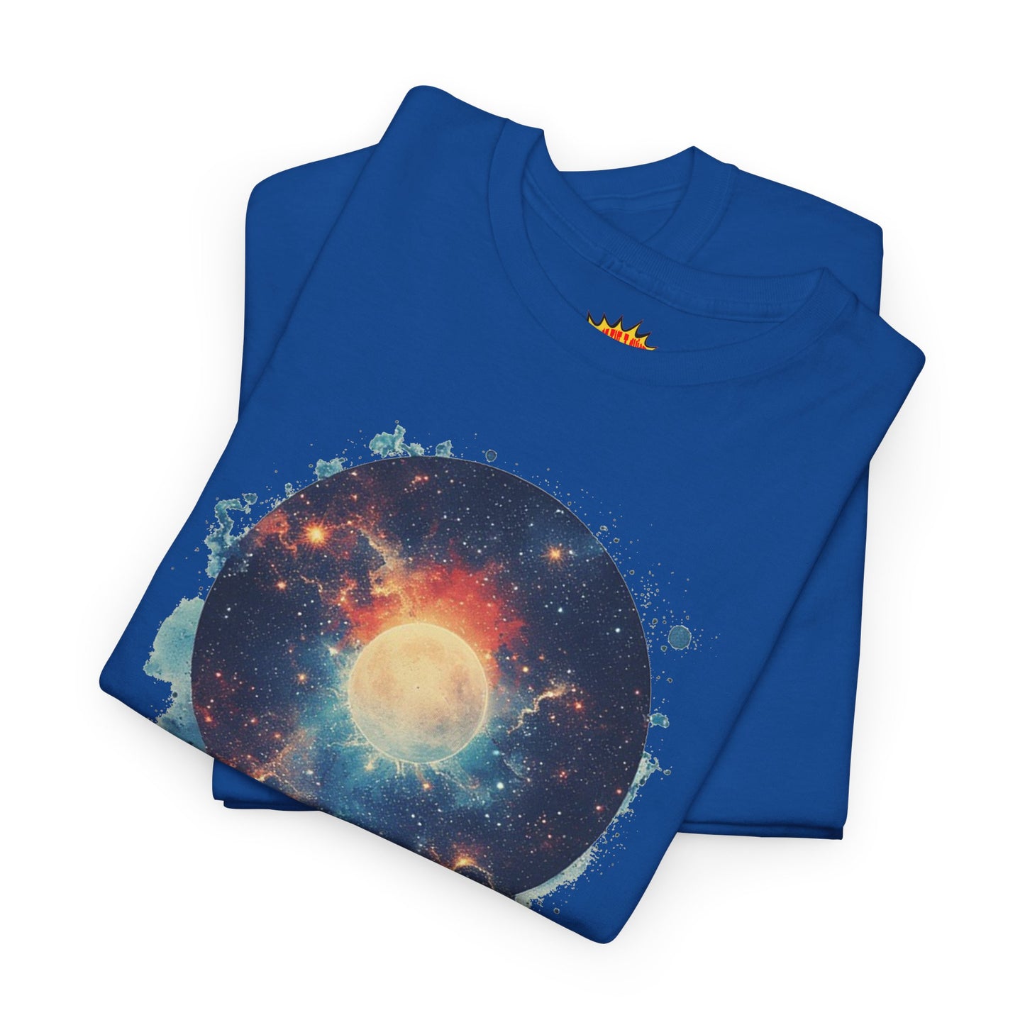 Abstract Galaxy Nebula Art w/Face Graphic Tee Shirt *Multiple Colors*