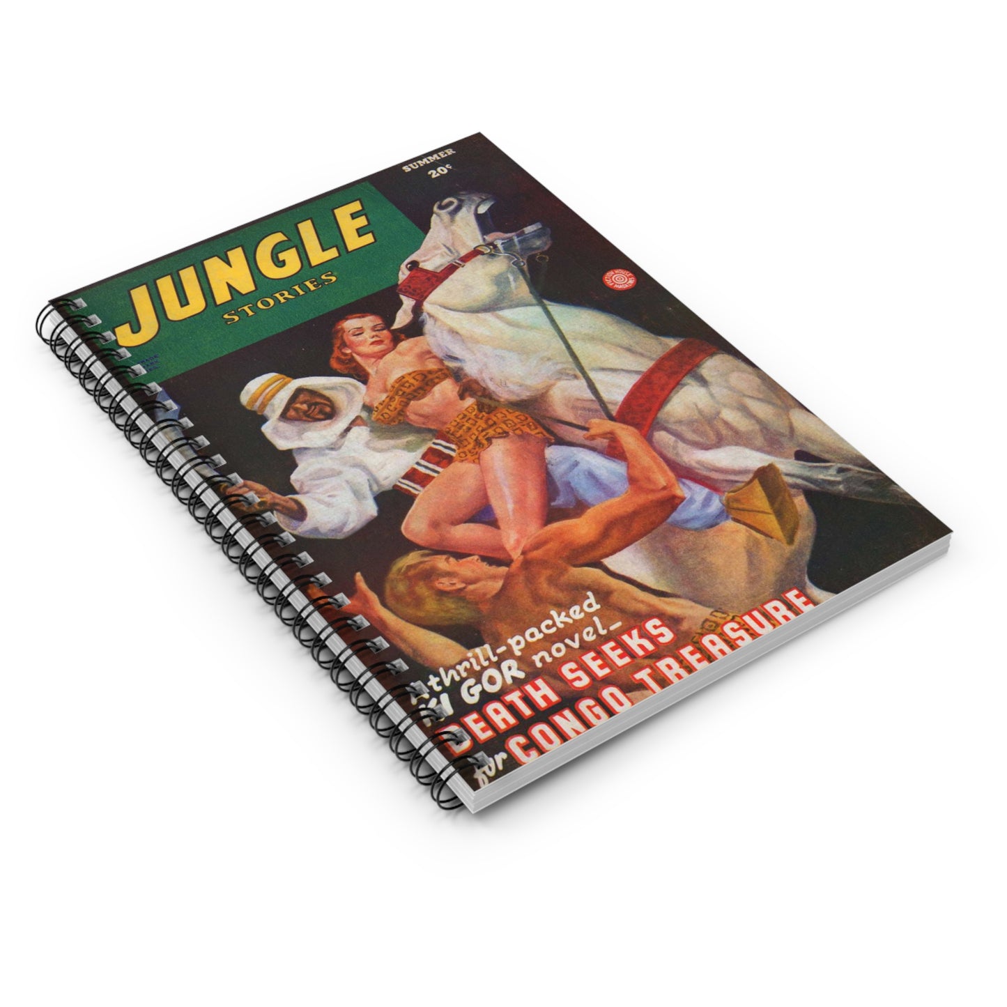 Jungle Stories Summer Comic Book Cover Notebook