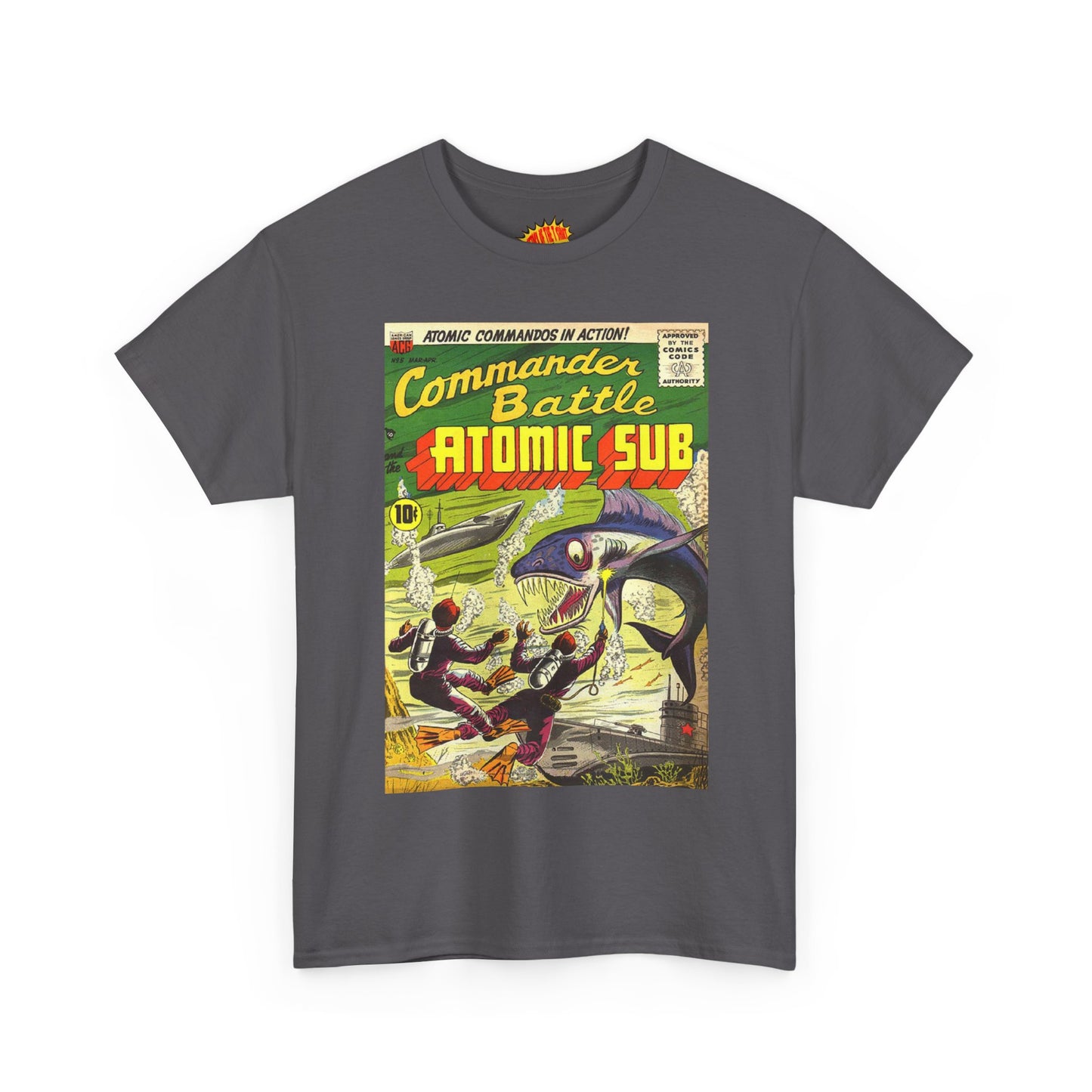 Commander Battle Atomic Sub Comic No. 5 Tee Shirt *Multiple Colors*